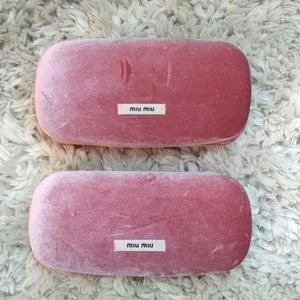 2 Miu Miu Sunglasses Cases